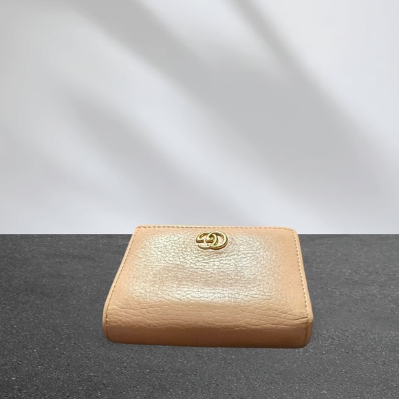 GUCCI GG PINK MARMONT GG LOGO SNAP WALLET - Picture 2 of 9